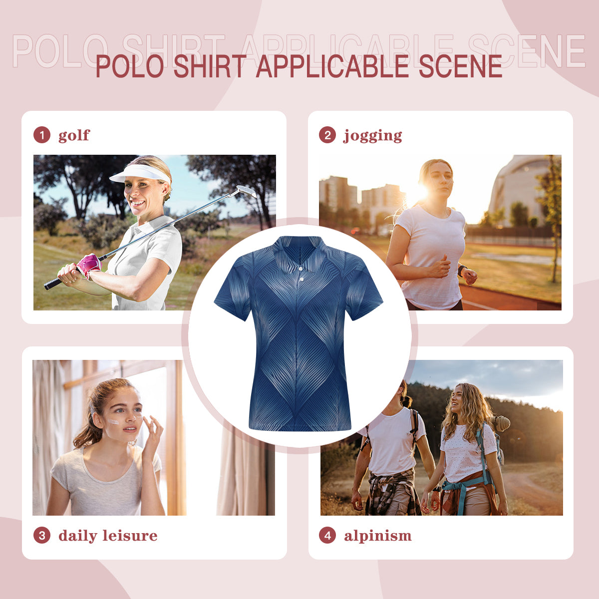 Blue Magic Women's Short-Sleeved Polo Shirt