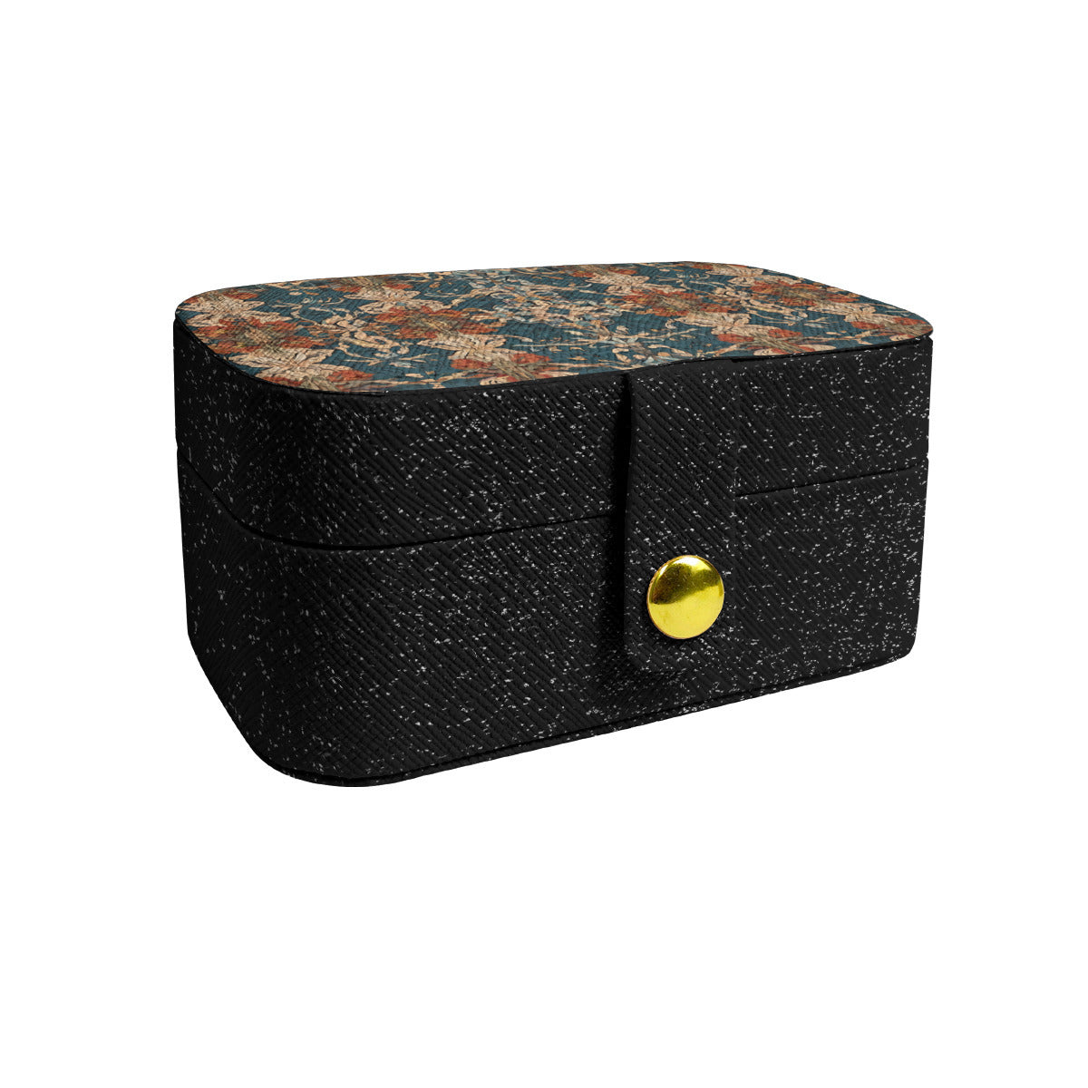 Abstract Design Personalized Portable Jewelry Box | PU