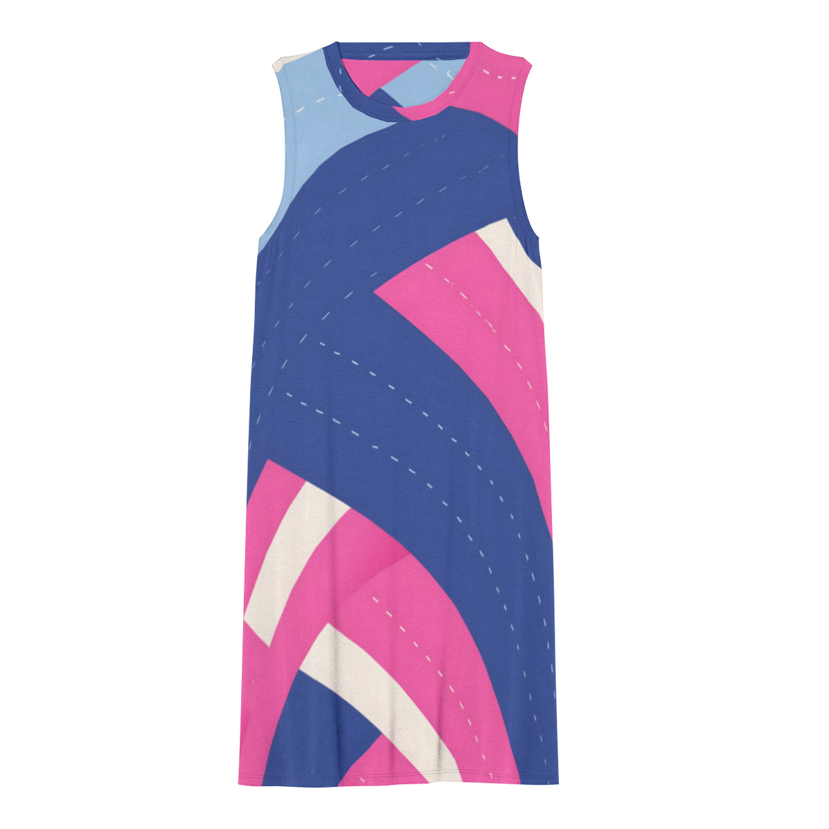 Abstract Woman's Casual Dress