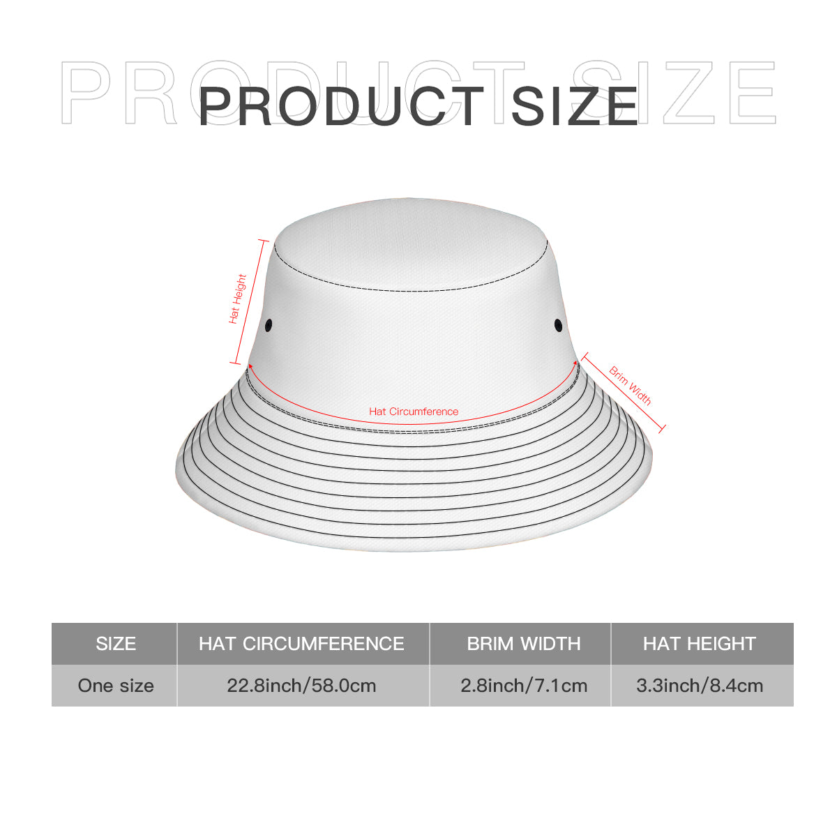 Abstract Pattern Fisherman Hat | Polyester
