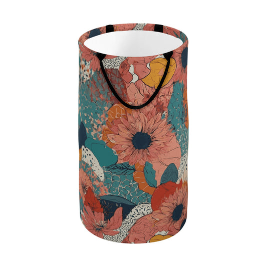 Awesome Floral Large Capacity Foldable Laundry Basket | Polyester