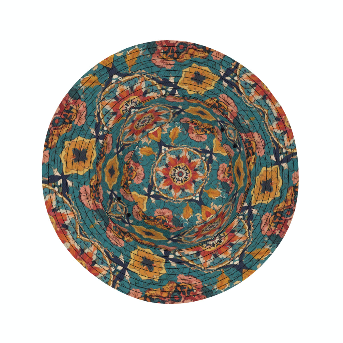 Abstract Design Fisherman Hat | Polyester