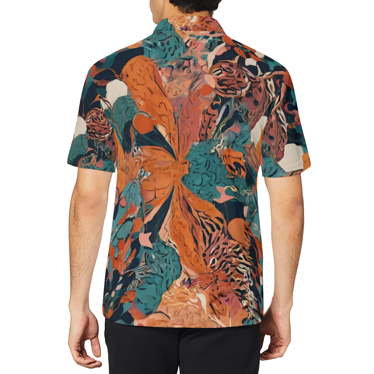 Abstract Vibes Men's Premium POLO Shirt