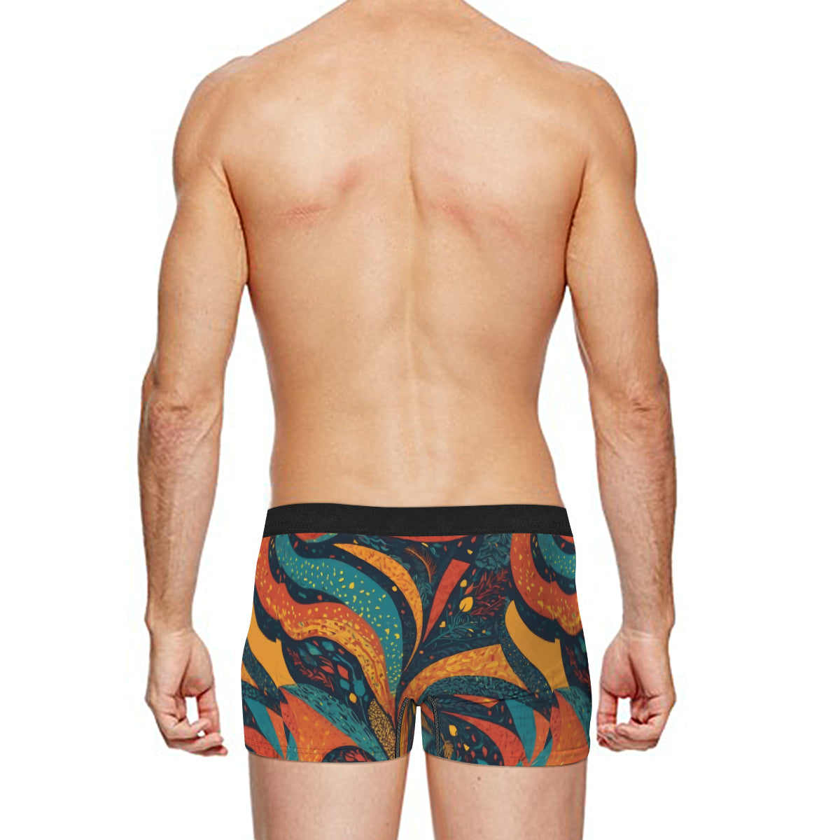 Abstract Beauty Men's Underwear (Front and Back Design)丨Polyester