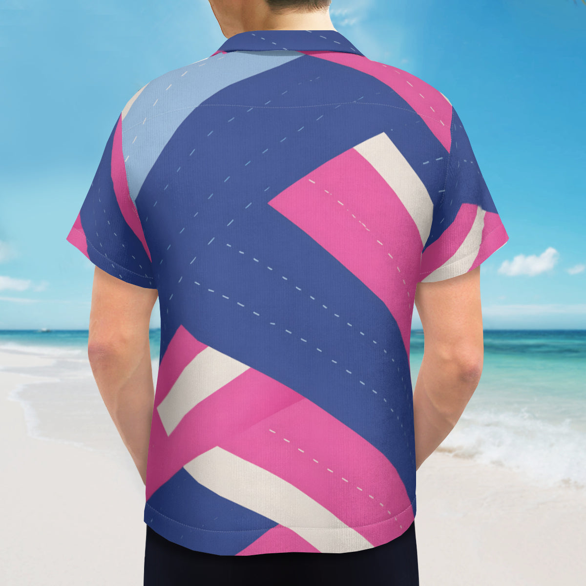 Abstract Hawaiian Shirt（No chest pocket)