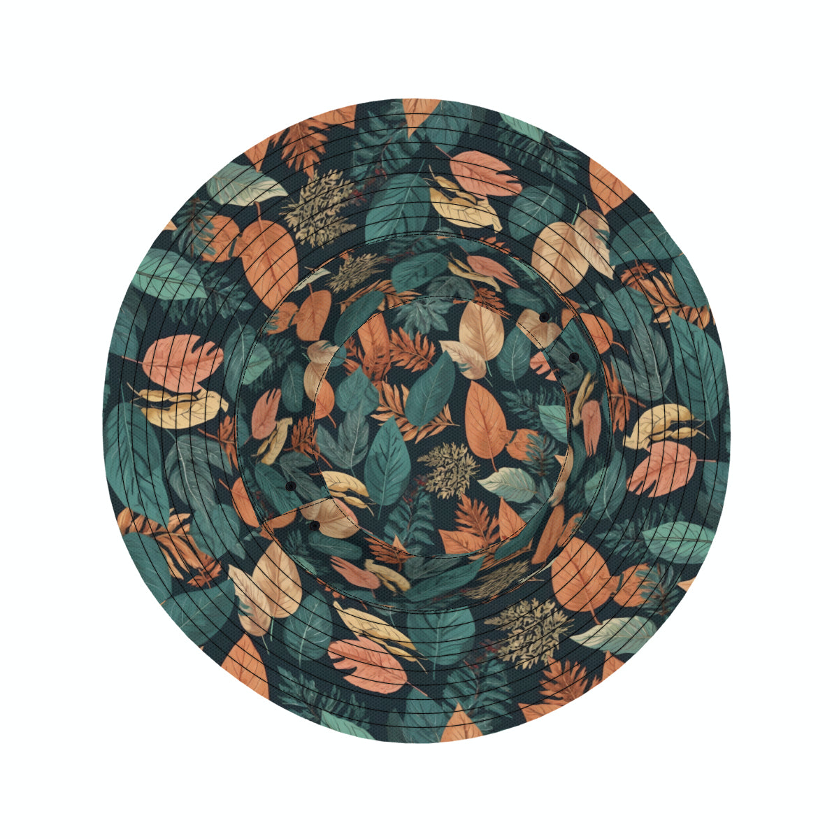 Colorful Leaves Fisherman Hat | Polyester