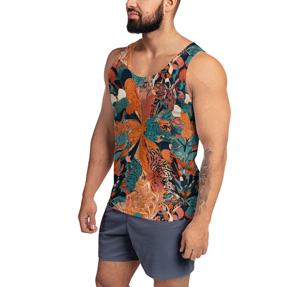 Abstract Vibes Men's Casual Vest