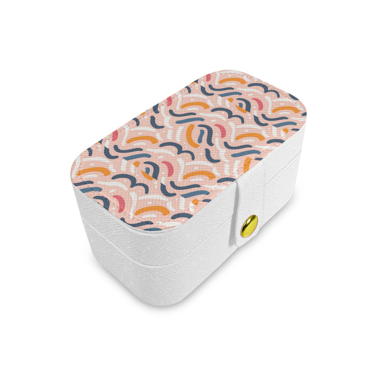 Abstract Personalized Portable Jewelry Box