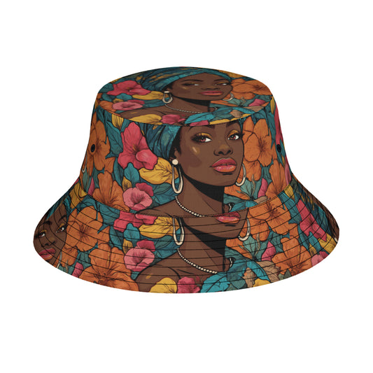 Melanin Queen Fisherman Hat | Polyester