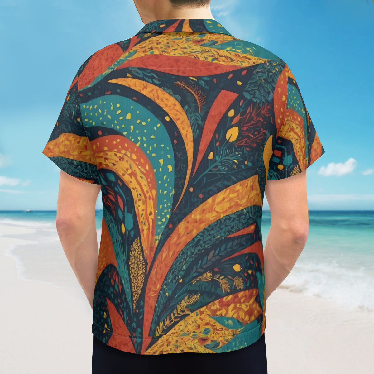 Abstract Beauty Hawaiian Shirt（No chest pocket) | Polyester