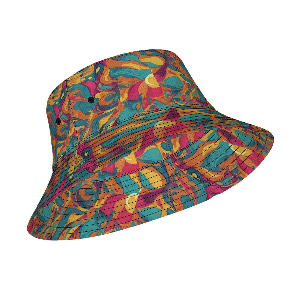 Colorful Pattern Fisherman Hat | Polyester