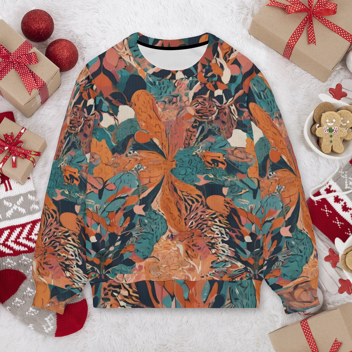 Abstract Vibes Crew Neck Sweater