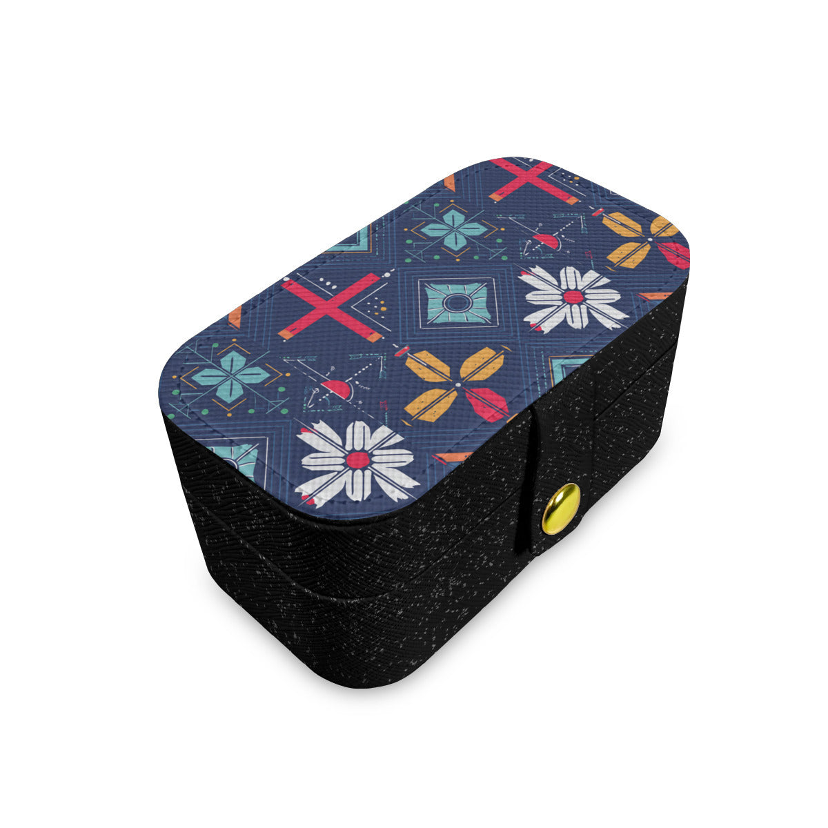 Abstract Pattern Personalized Portable Jewelry Box