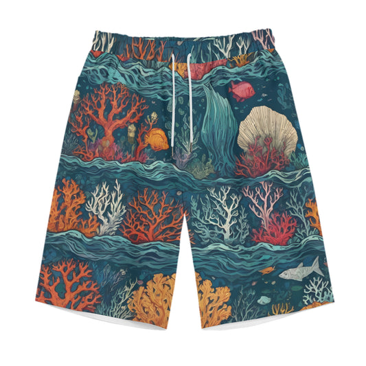 Under Sea Beauty Men's Casual Short Pants | Polyester