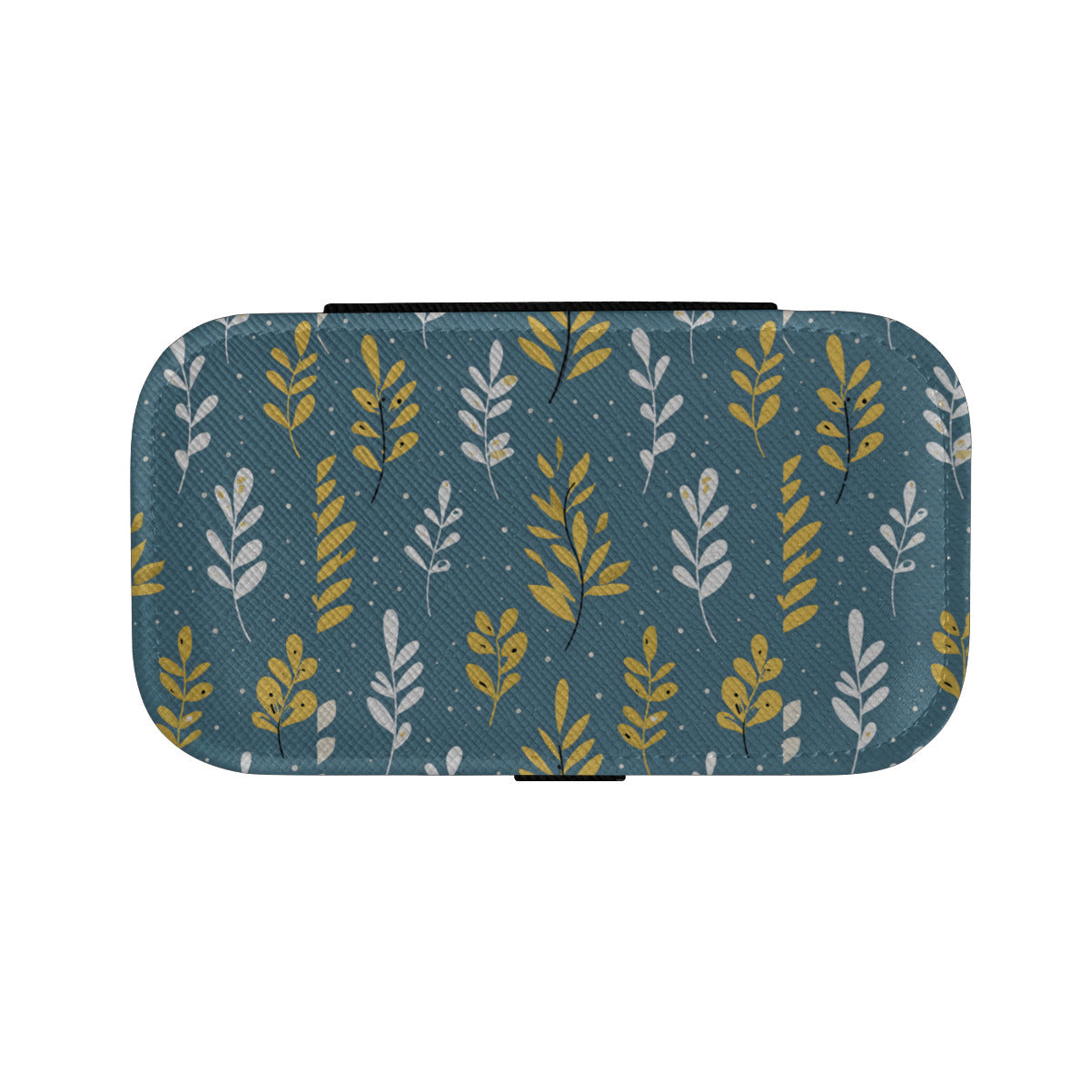 Floral Blue Portable Jewelry Box