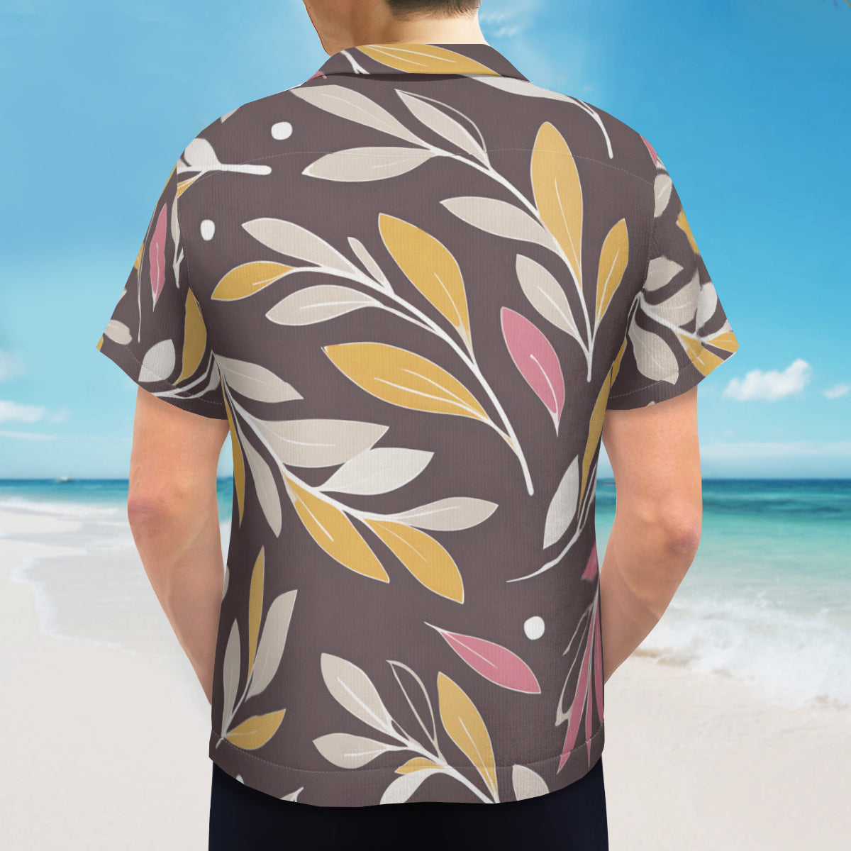 Golden Branches Hawaiian Shirt