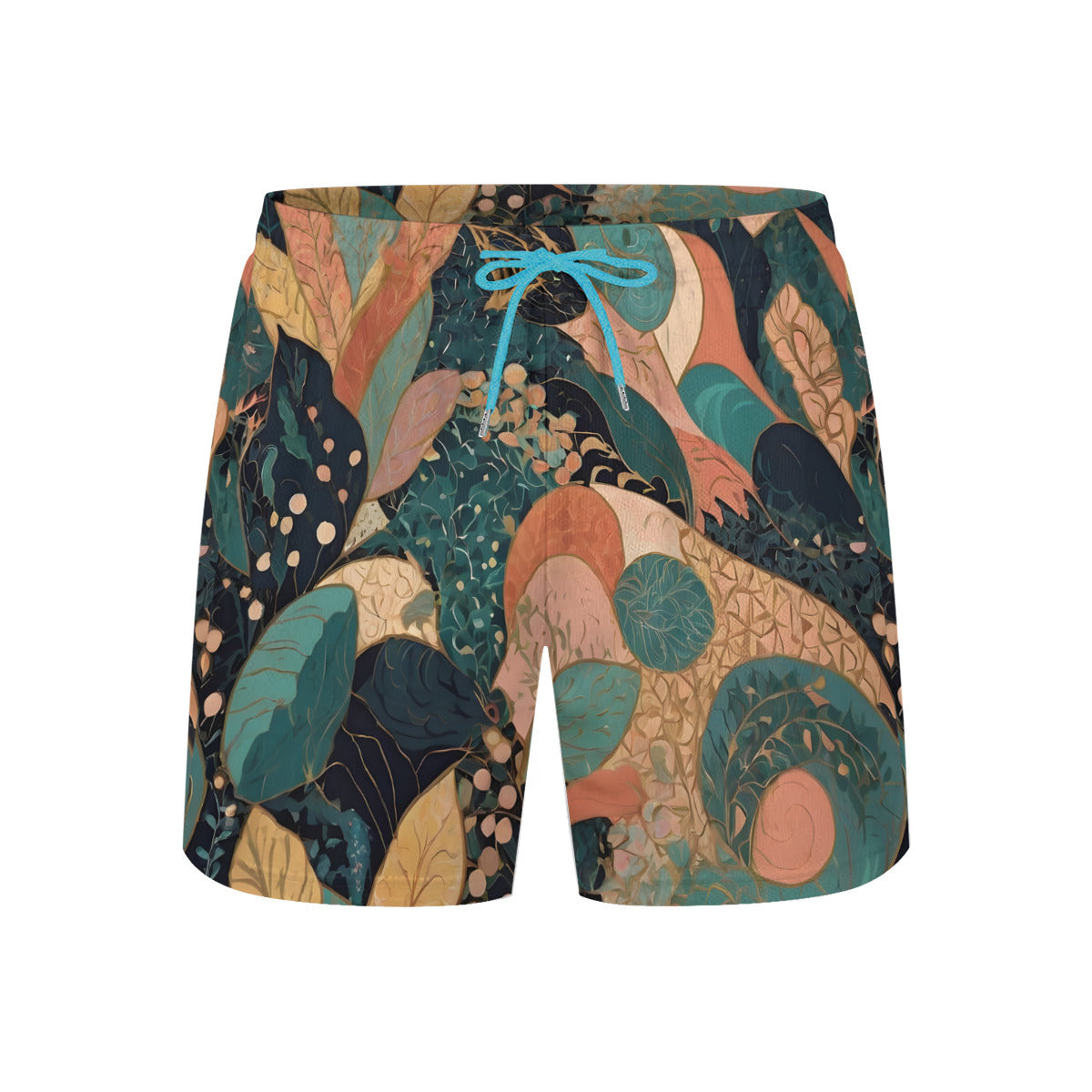 Abstract Wonder Men's Casual Shorts Double-Layer Sports Beach Pants