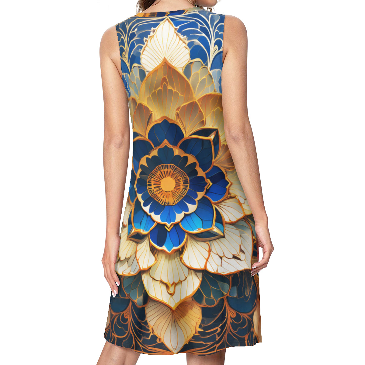 Elegant Floral Women's Casual Dress