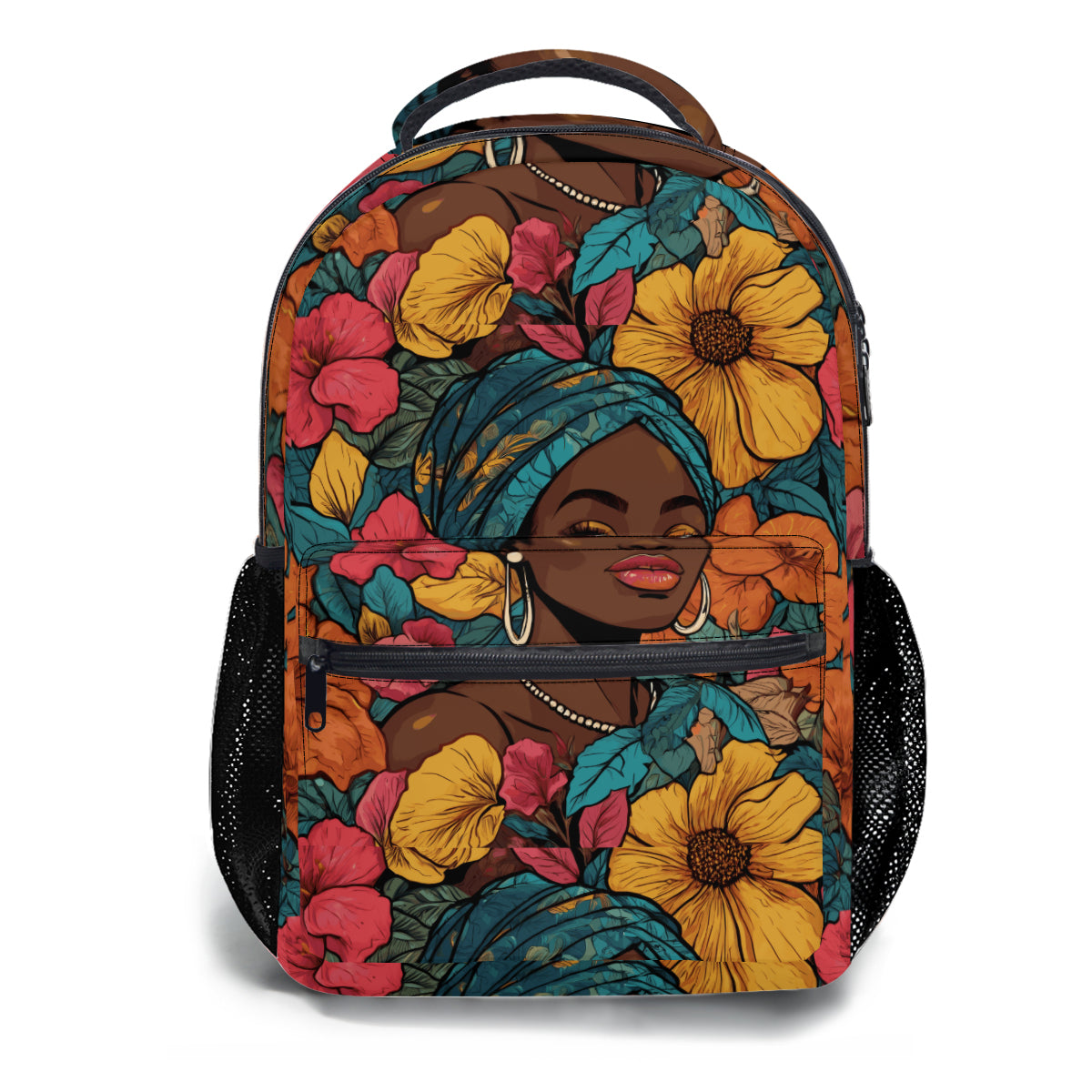 Melanin Queen Student School Bag + Portable Tote Insulated Lunch Bag + Pen Pouch | Oxford Cloth