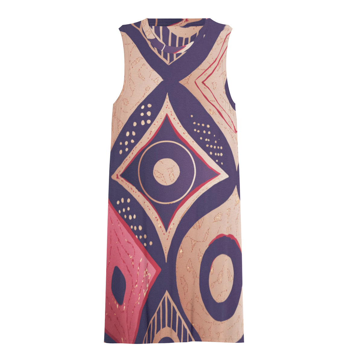 Abstract Print Women's Casual Dress