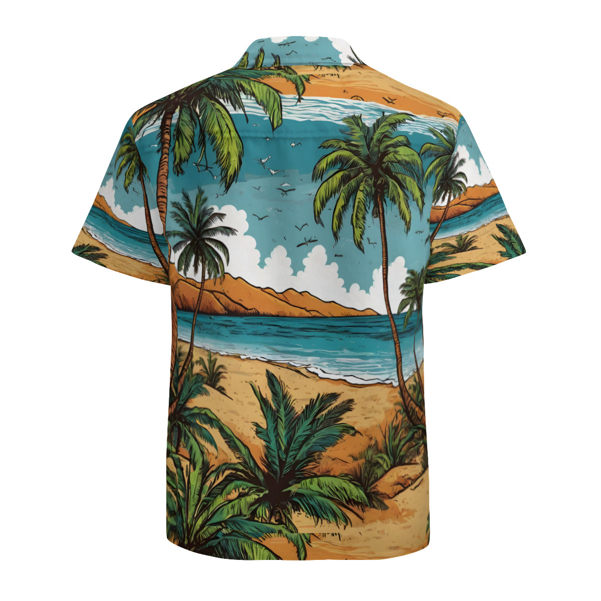 Beach Front Hawaiian Shirt | Polyester