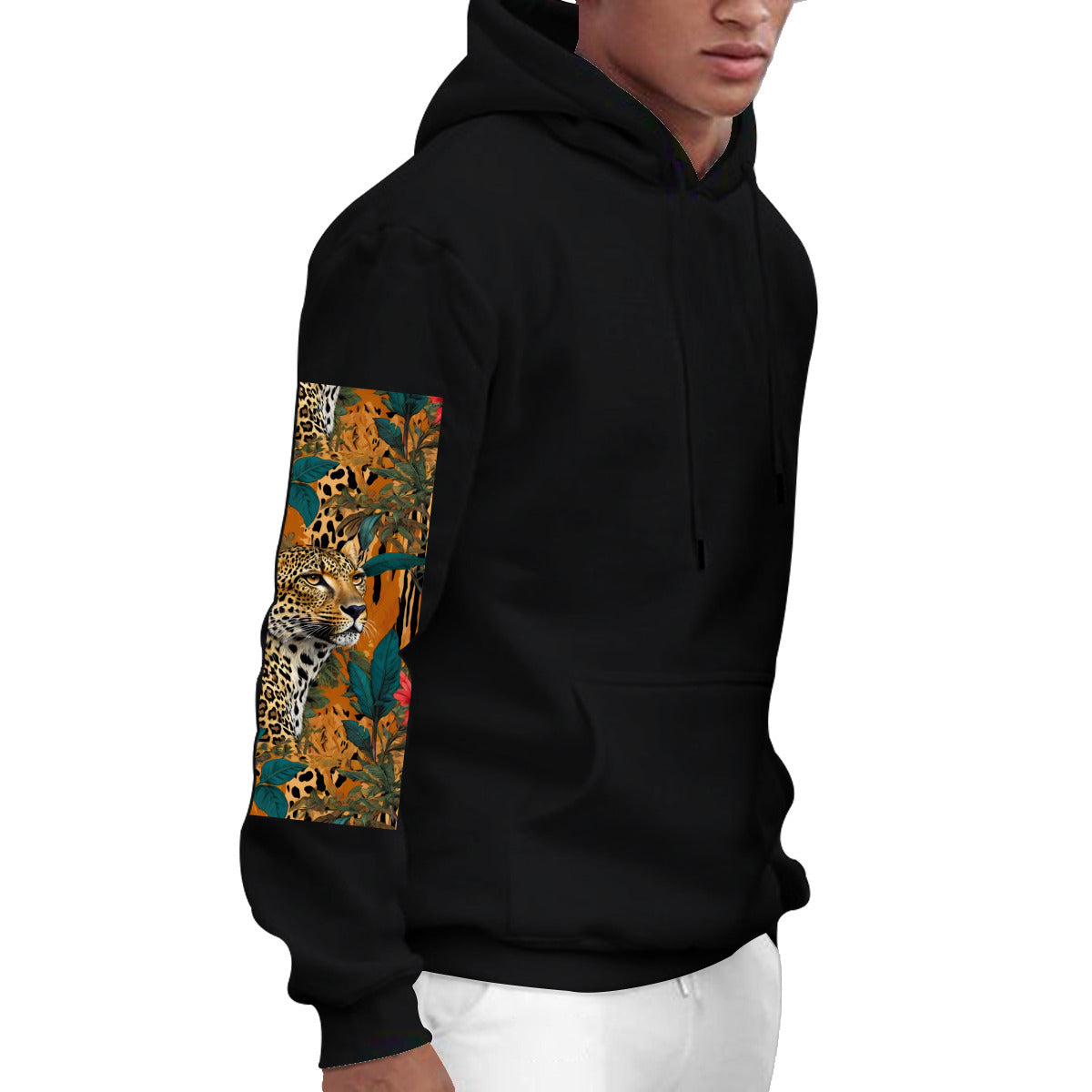 Warrior Animal Men's Hoodie (DTF) | Polyester