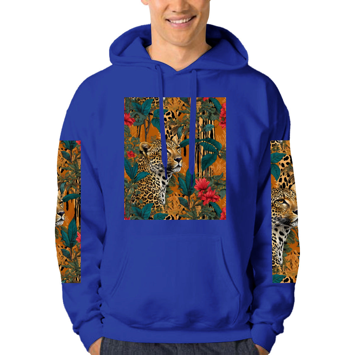 Warrior Animal Men's Hoodie (DTF) | Polyester