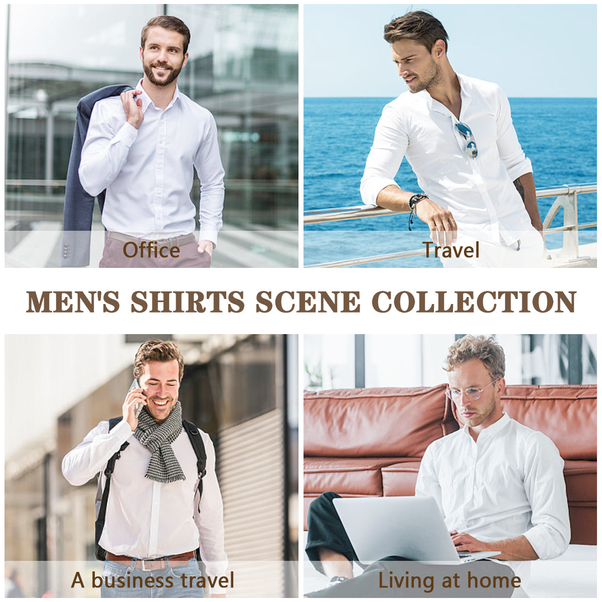 Abstract Beauty Men's Classic Long-Sleeved Shirt | Polyester