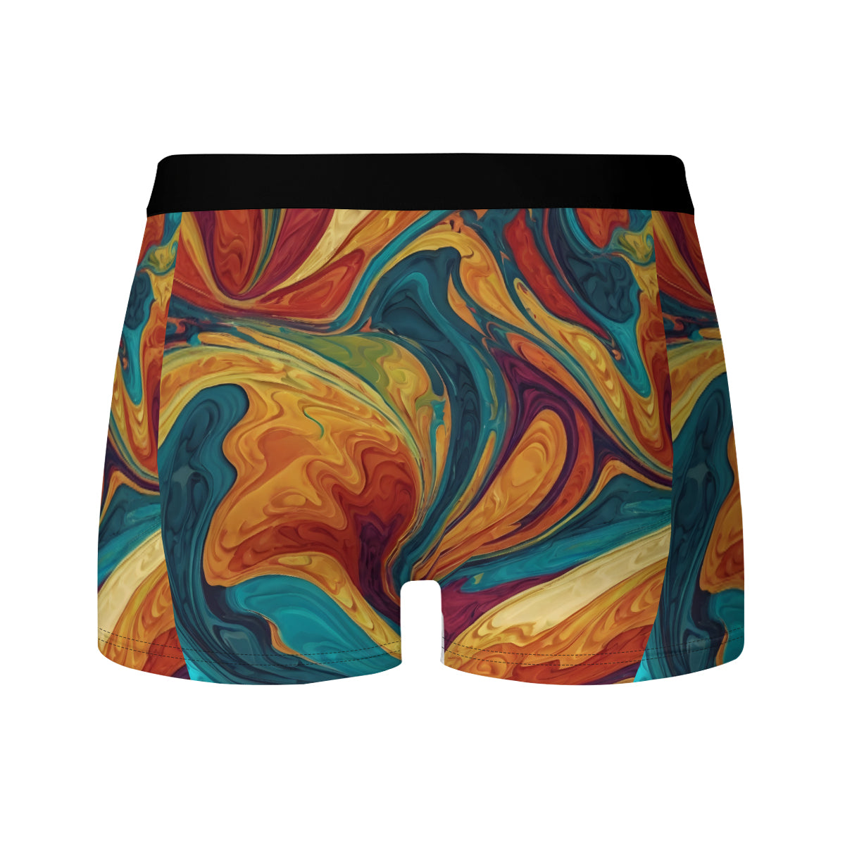 Colorful Design Men's Underwear (Front and Back Design)丨Polyester
