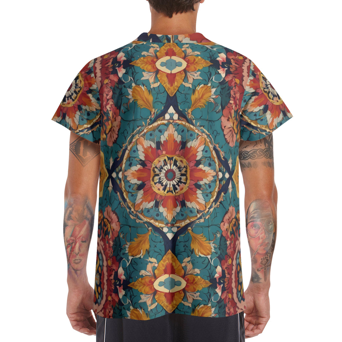 Abstract Design Men's Comfort T-Shirt | 190GSM 95%Polyester 5%Spandex