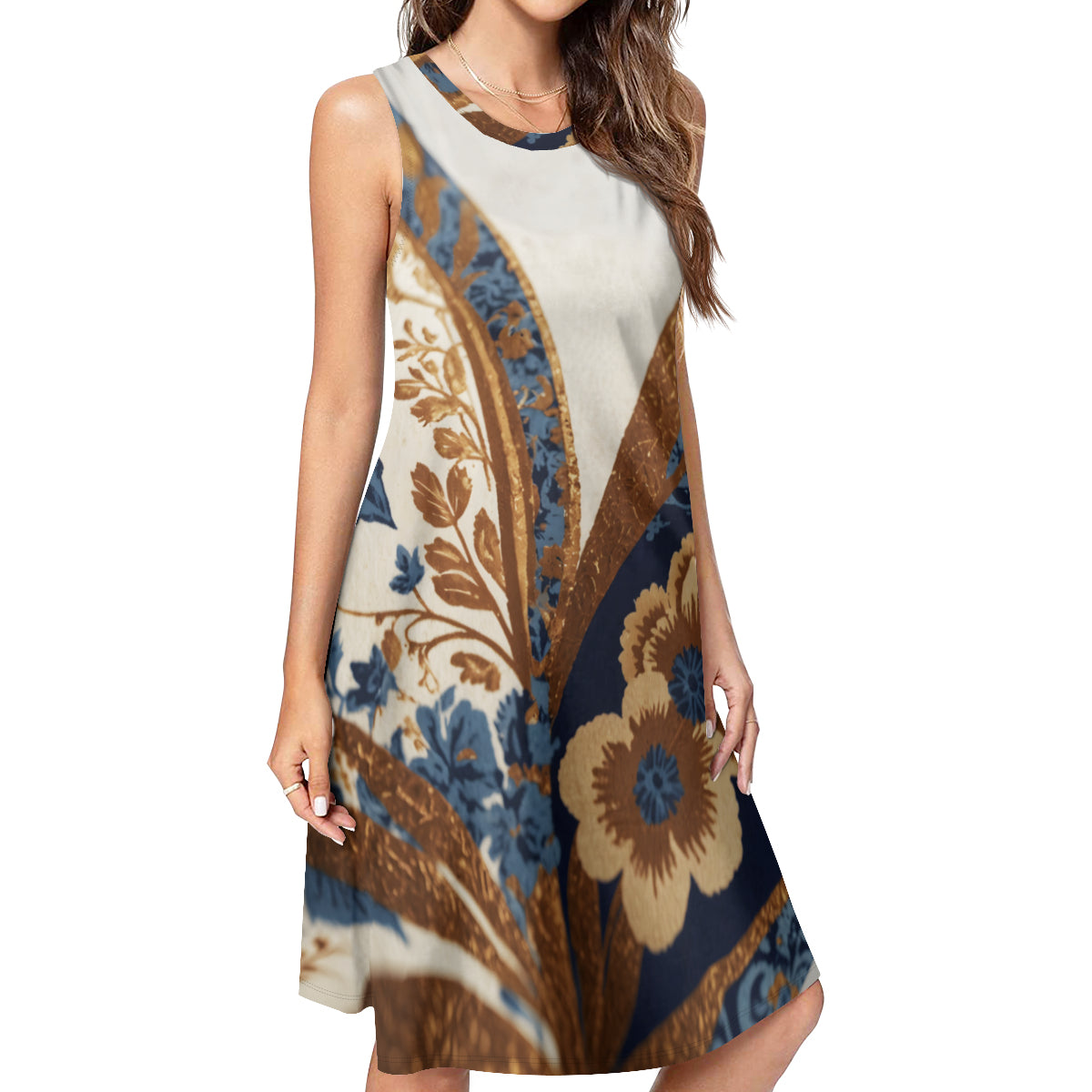 Boho Women's Casual Dress | Polyester