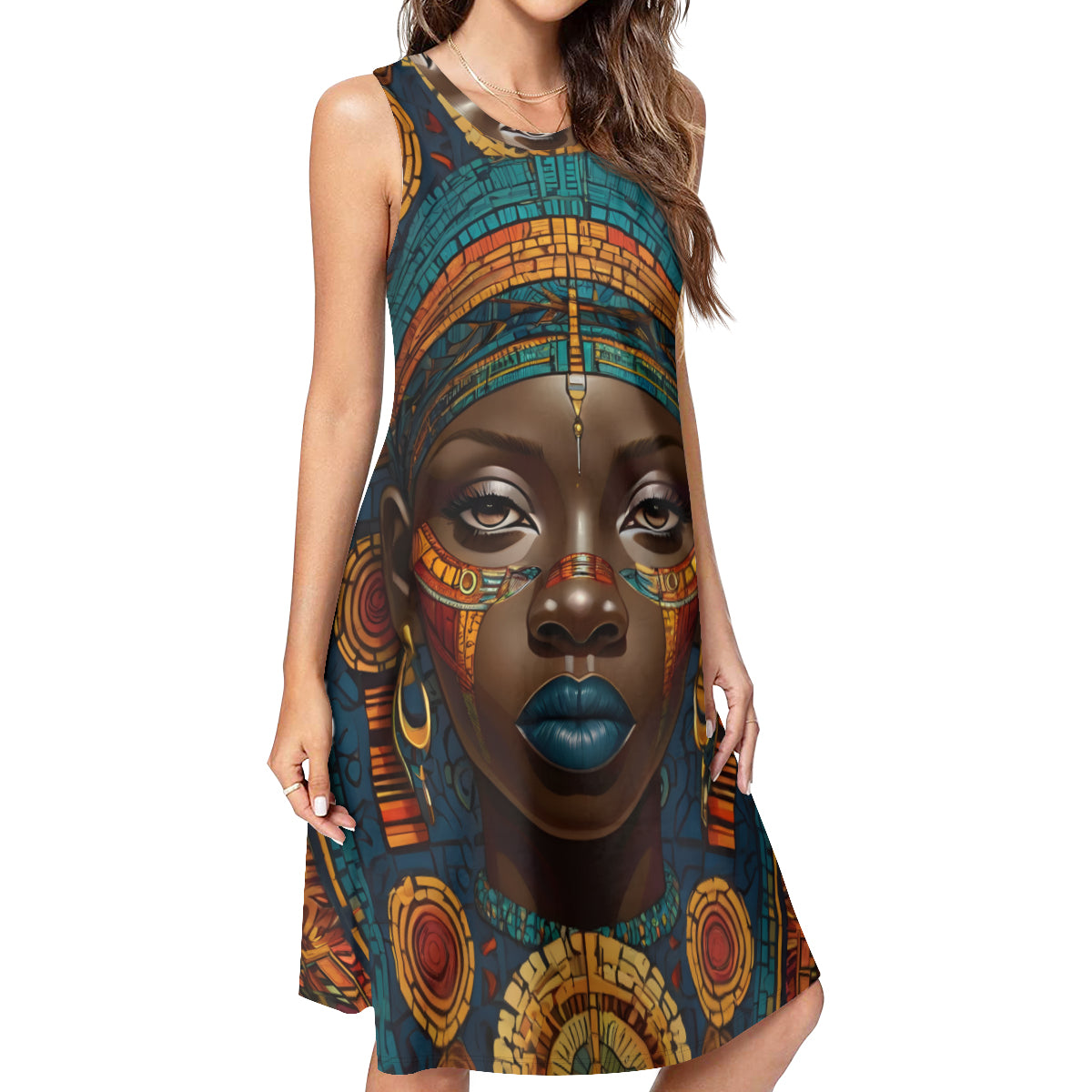 African Image Women's Casual Dress | Polyester