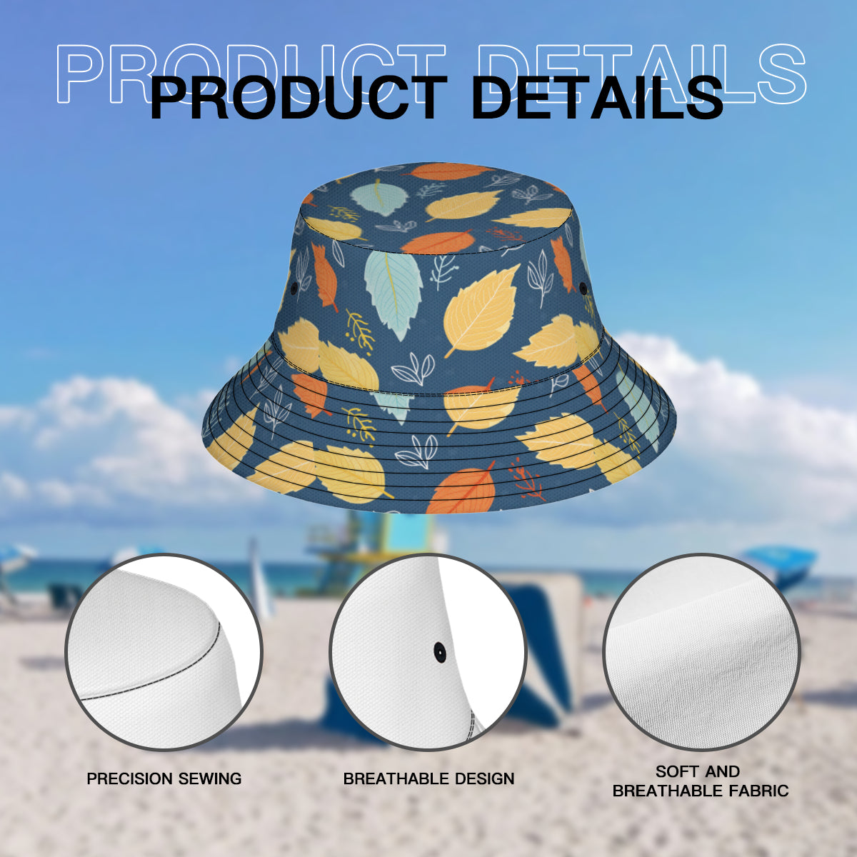 Beautiful Floral Fisherman Hat | Polyester