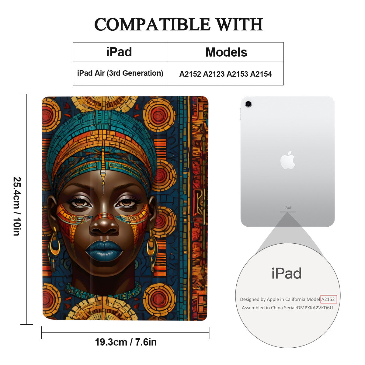 Melanin Image iPad Pro/Air3 Case（10.5inch）| PU