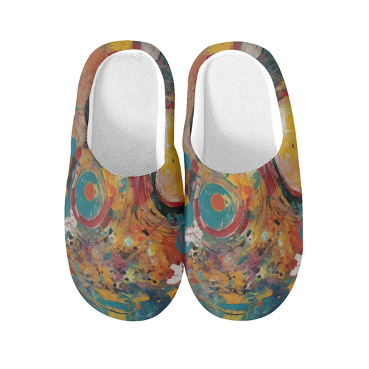Crazy Design Personalized Warm Cotton Slippers | Flannel